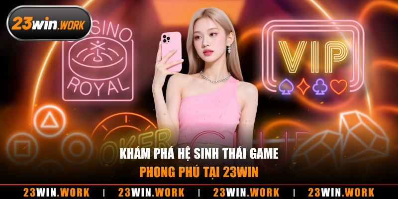 Khám phá hệ sinh thái game phong phú tại 23win